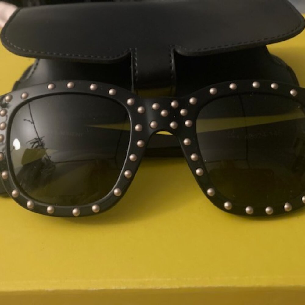Saint Laurent Studded Sunglasses.